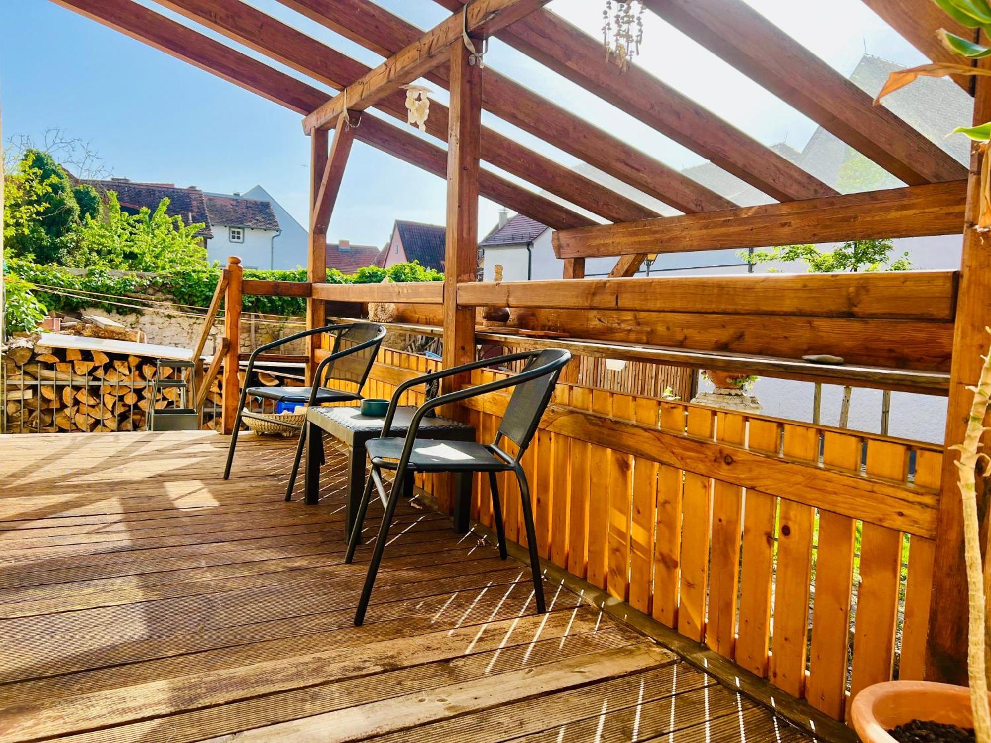 Altstadt Apartment Mit Terrasse Mainbernheim Esterno foto